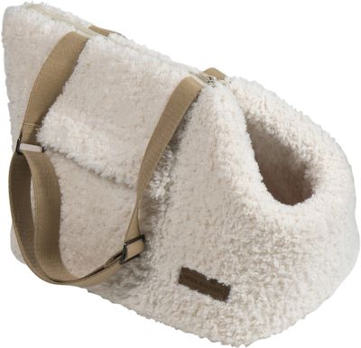 Animal Boulevard Curl Plush Draagtas Wit - 36 x 25 x 25 cm