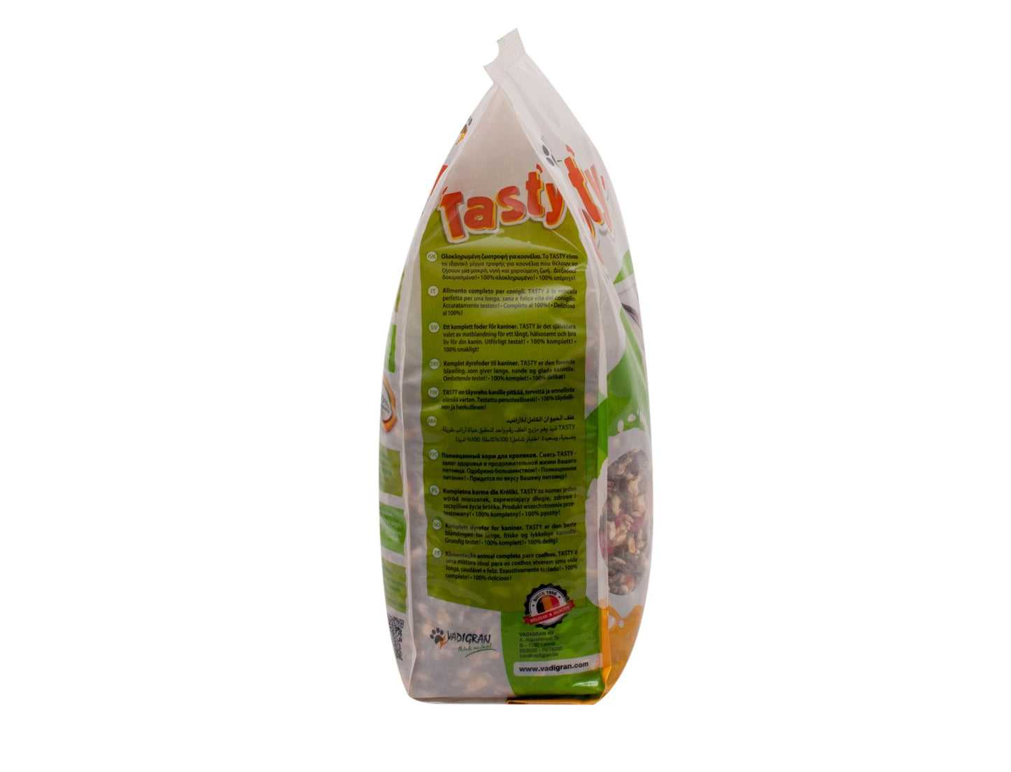 Tasty konijn 15kg, volledige knaagdier voer, vadigran