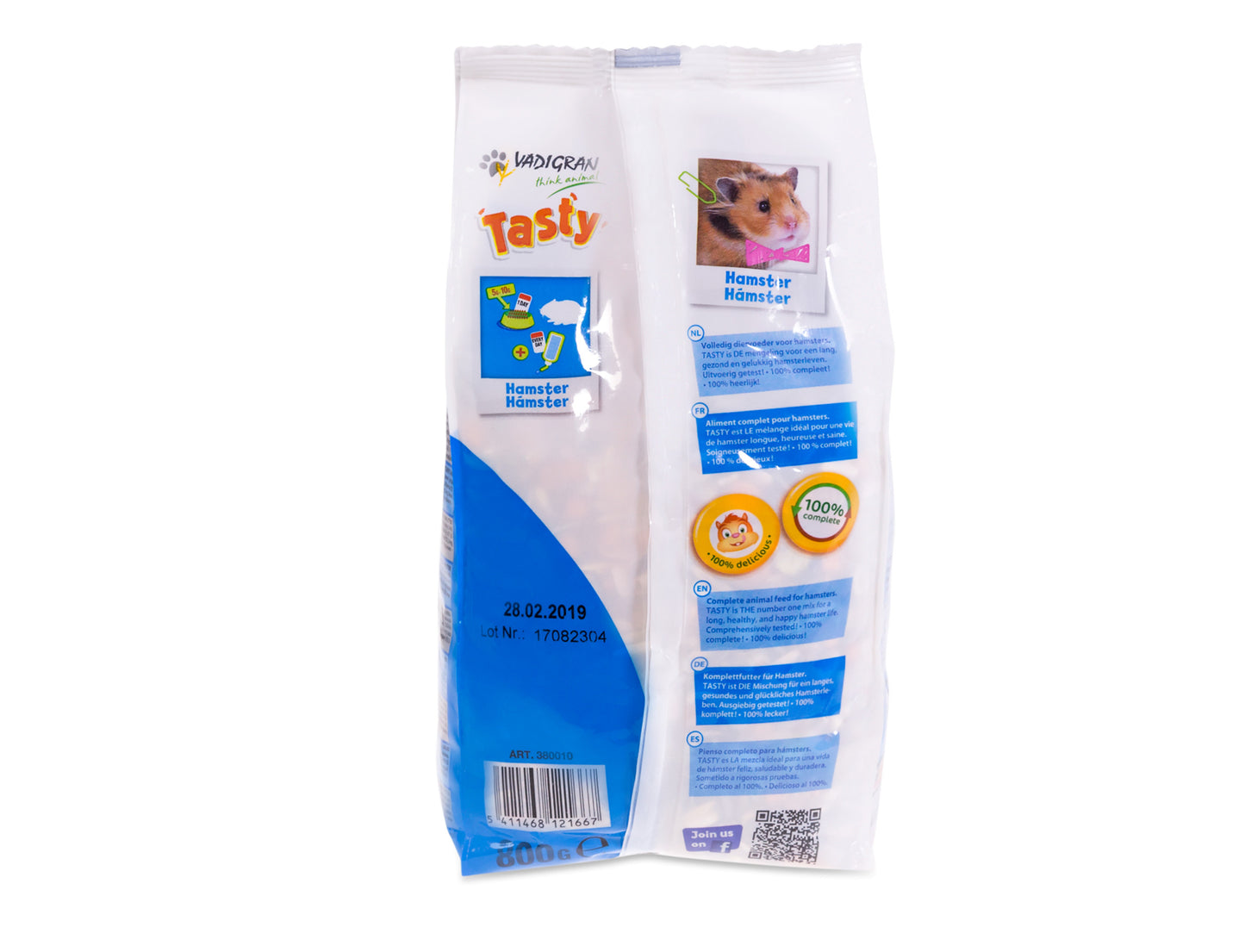 Tasty hamster 800 gram, vadigran