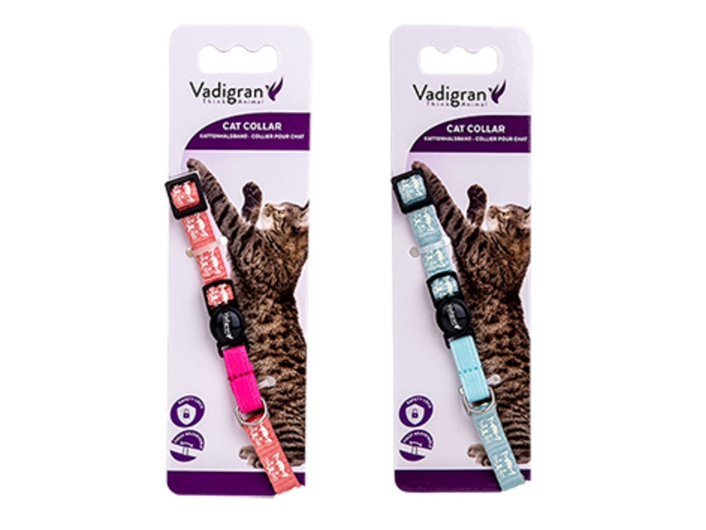 Halsband kat glow up blauw 20-30cmx10mm