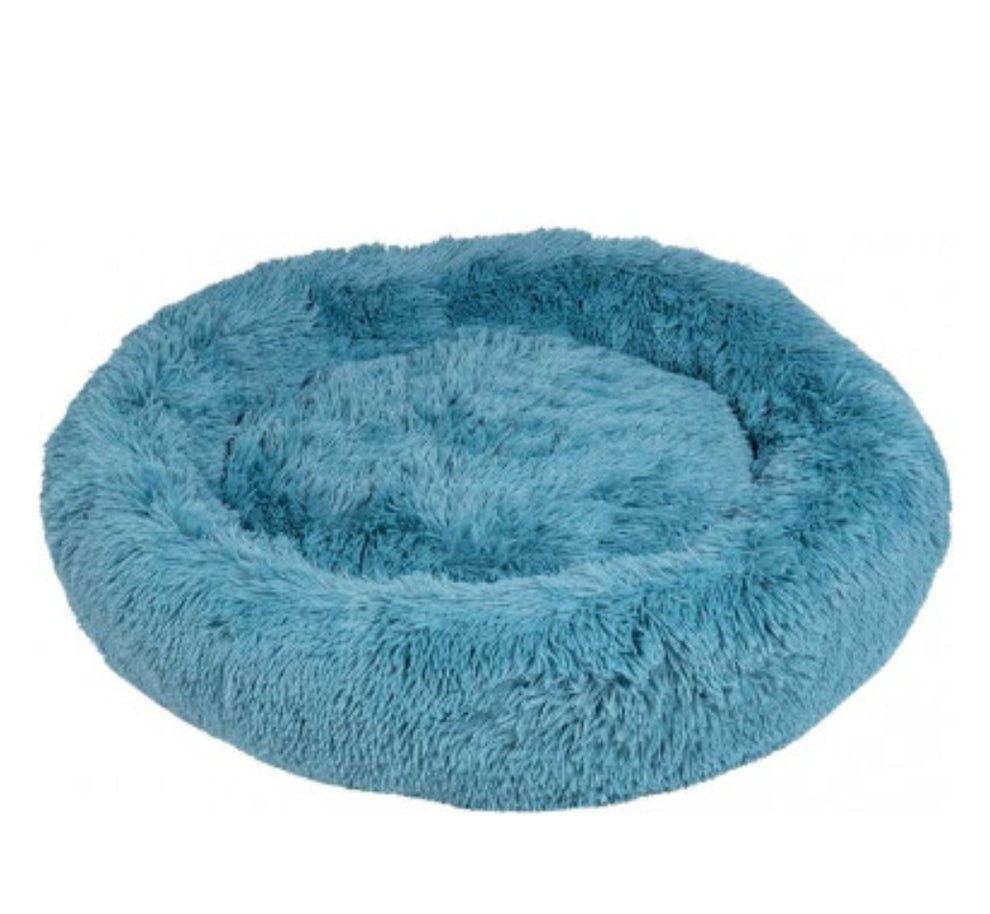 Hondendonut - Rustgevend Mandje - Petrol S Ø 60cm