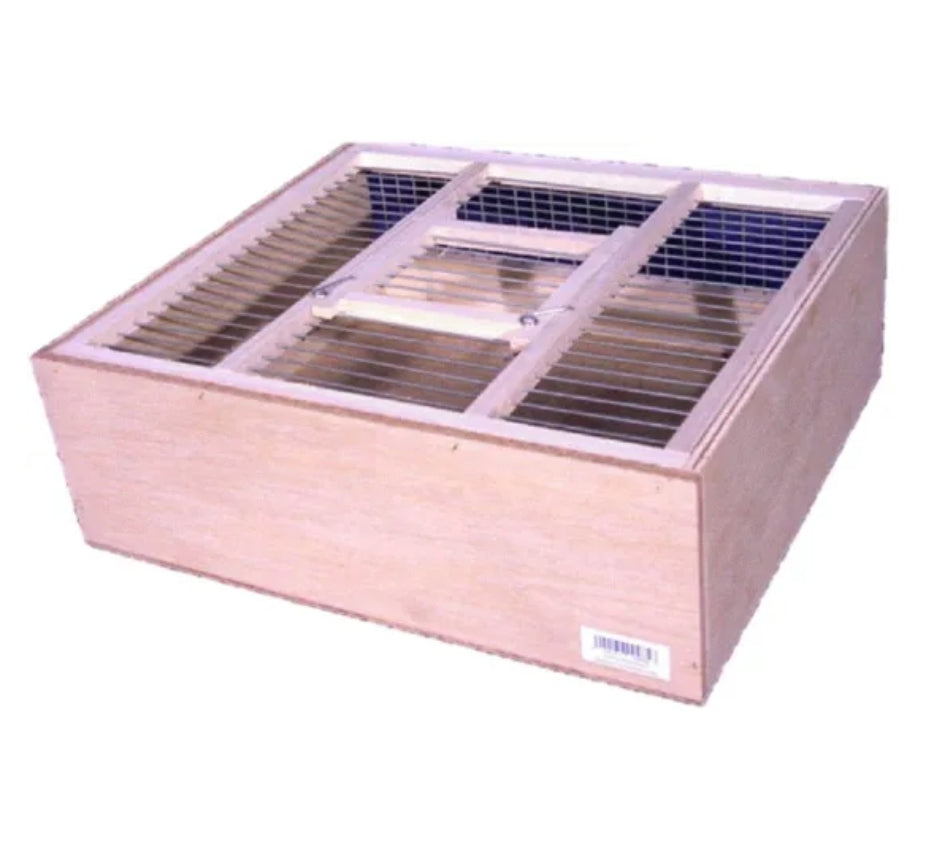 Houten transport box 35x31x11
