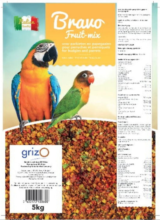 Bravo Fruit Mix Grof 5kg Bird-X