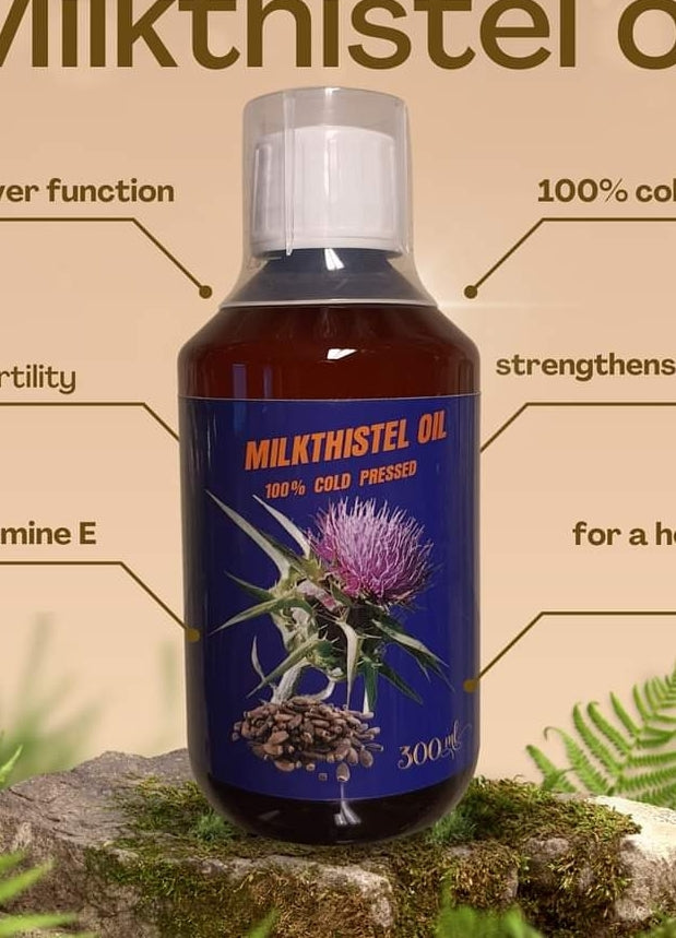 Mariadistelolie 300ml | 100% koud geperst | 100% biologisch