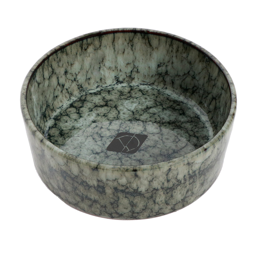 Jasper eet- en drinkkom green marble L