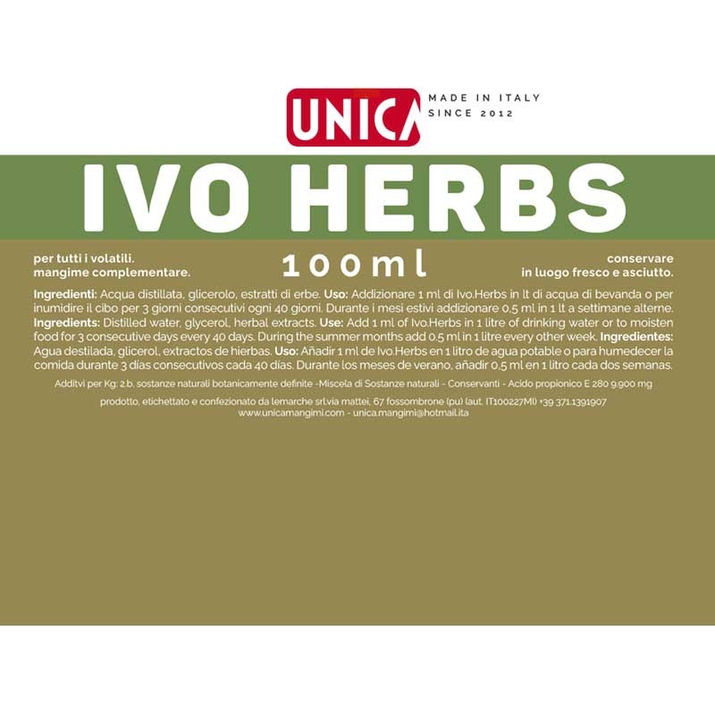 Ivo Herbs 100ml - Anti Bloedluis Stop - Unica
