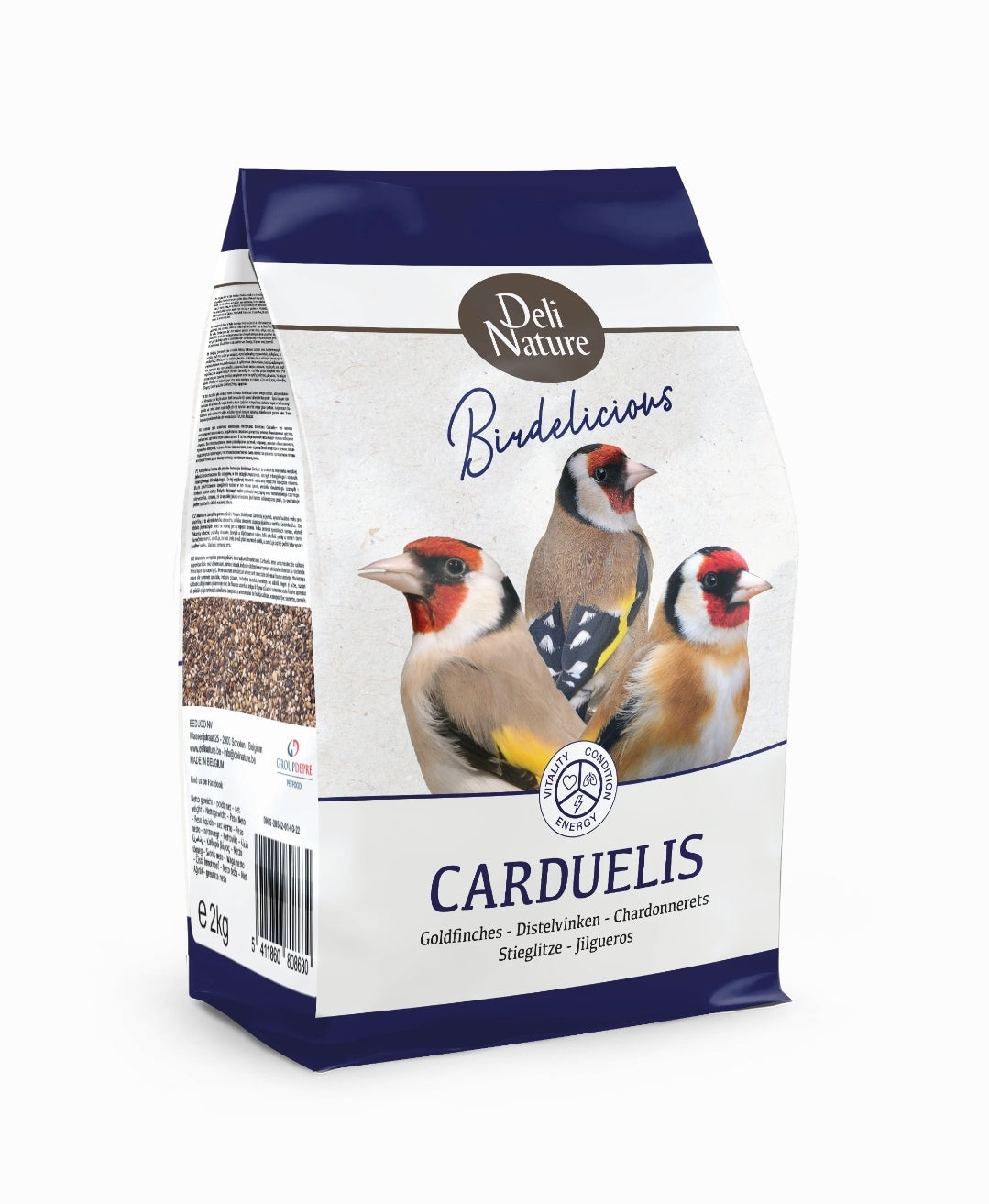 Birdelicious Carduelis Distelvinken 2kg, Deli Nature