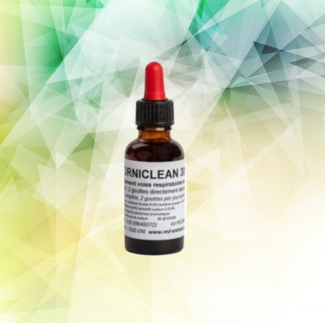 Orniclean 30ml, Maakt De Luchtwegen Vrij, Red Animal