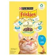 Friskies met zalm en groente - kattenkorrels - adult - 400 gram