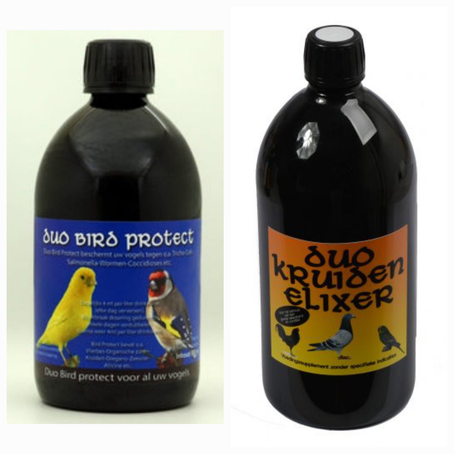 Duo bird protect 500ml + duo kruiden elixer basis 1L