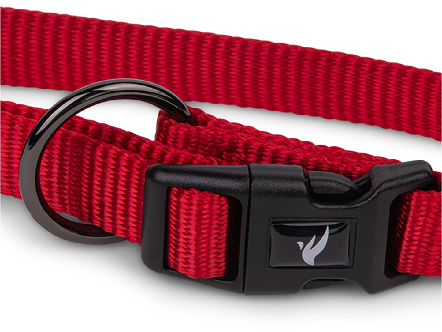 Halsband Classic Nylon Rood 40-57cmx20mm L