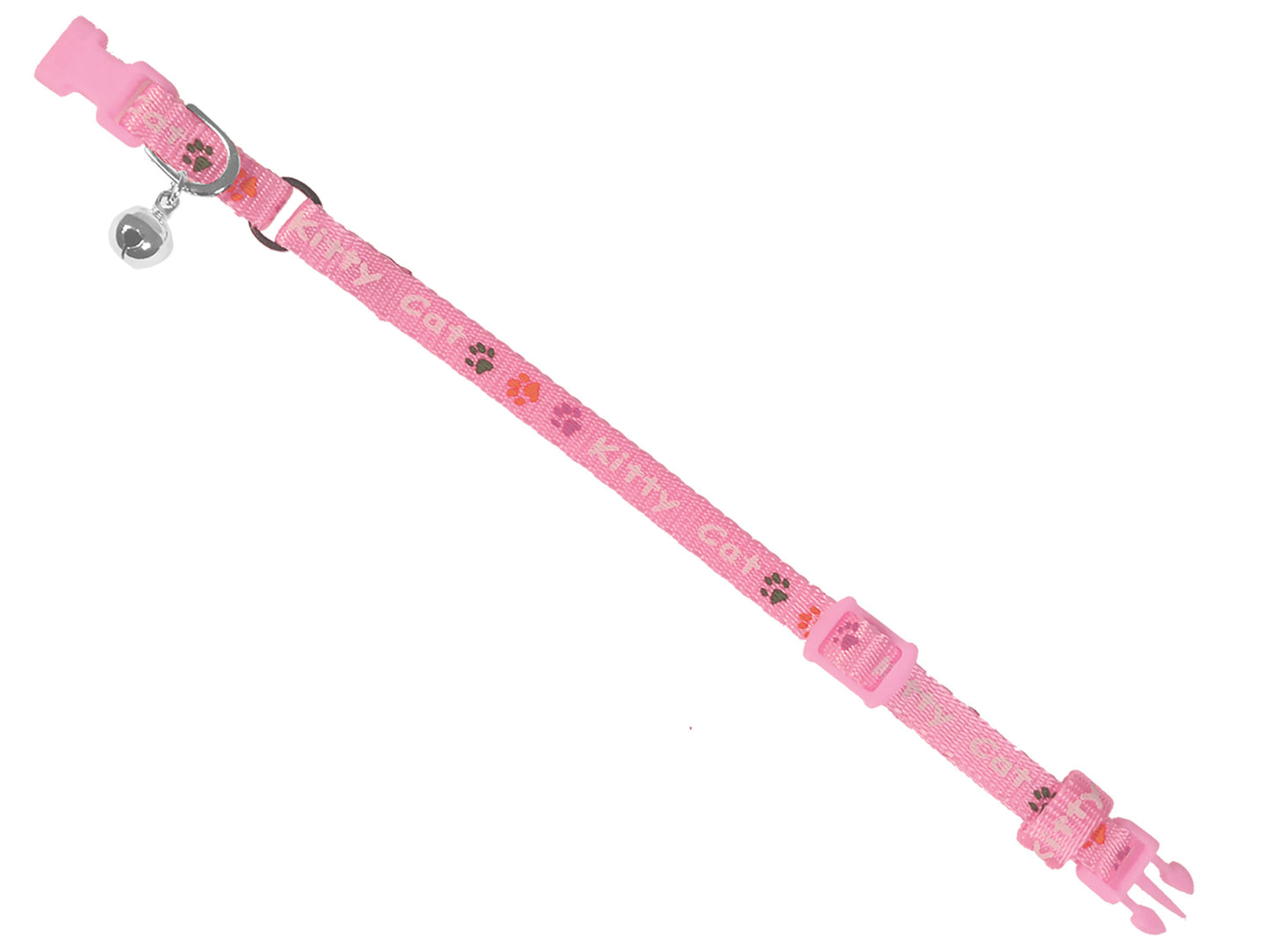 Katten halsband kitty cat roze 20-27 cm x 8 mm