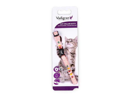 Katten halsband kitty cat roze 20-27 cm x 8 mm