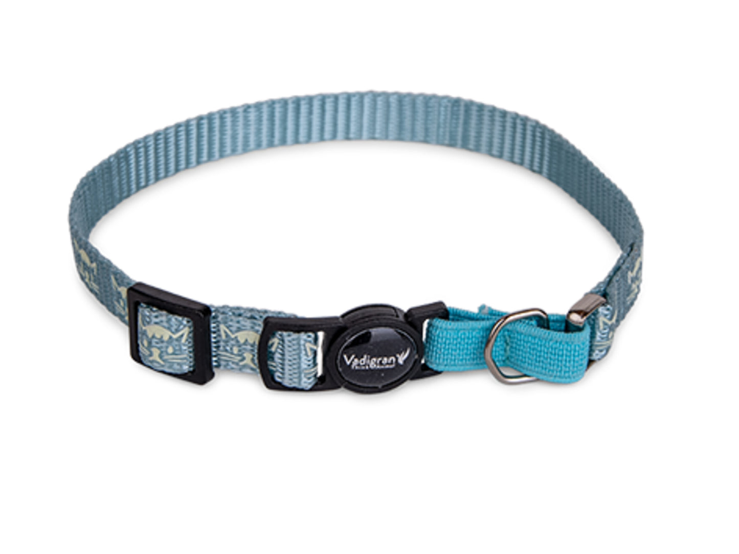 Halsband kat glow up blauw 20-30cmx10mm