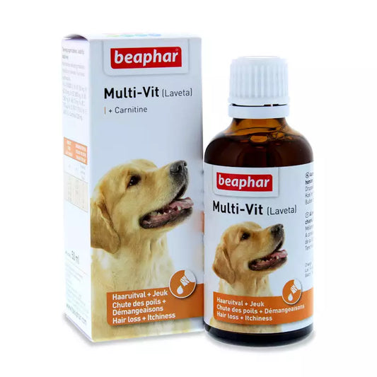 Beaphar Multi-Vit Hond (=Laveta Carnitine) 50 ml