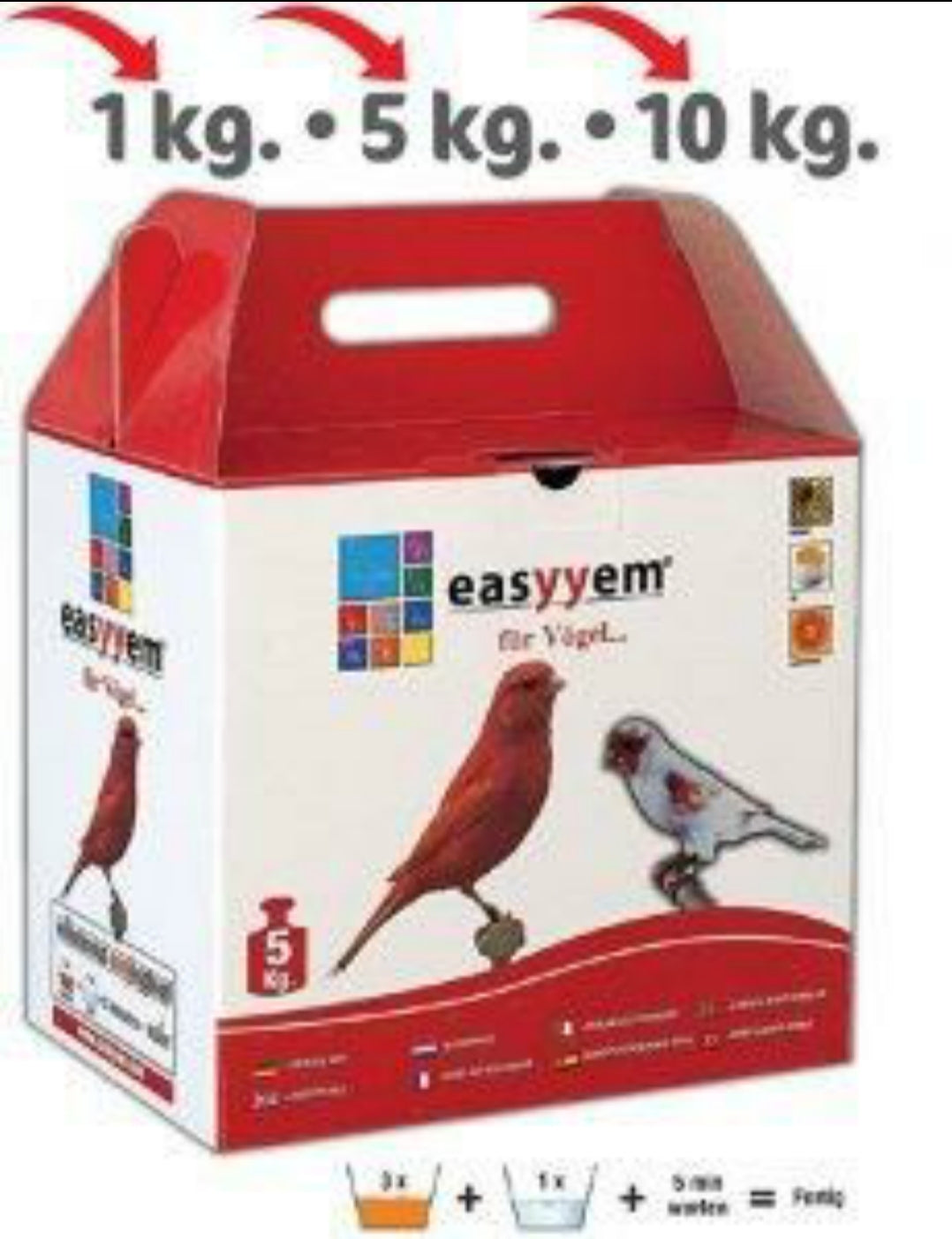 Easseym Eivoer Rood 1kg