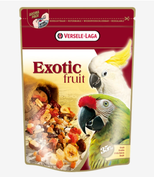 Exotic fruit 600 gram - premium papegaai voeder - mix van zaden en fruit
