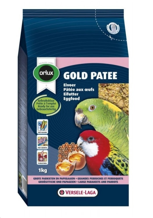 Orlux gold patee grote parkieten & papegaaien 1kg