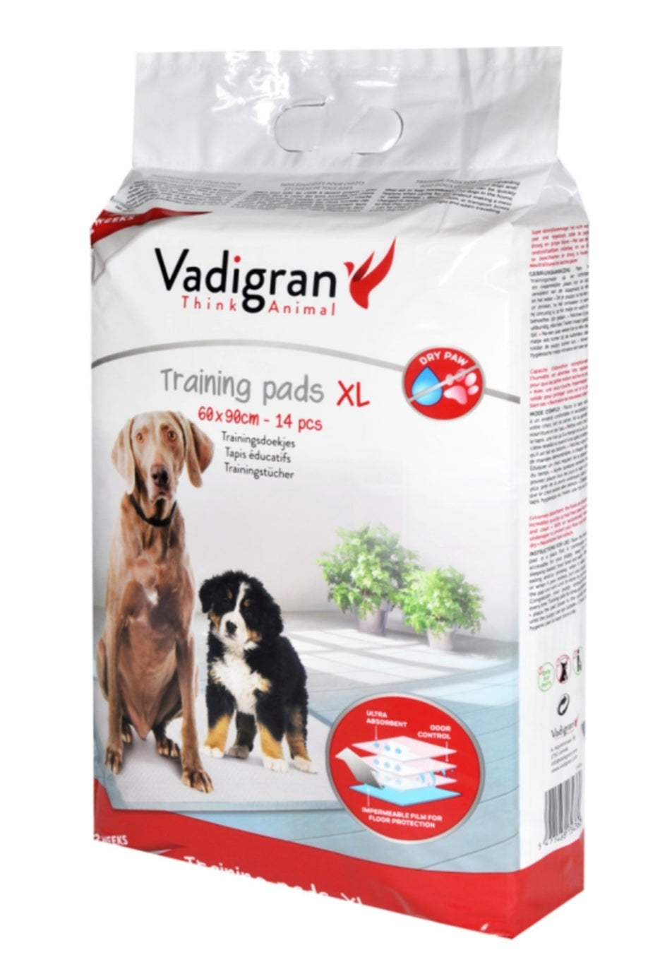 Trainingsdoekjes hond 60X90Cm 14pcs