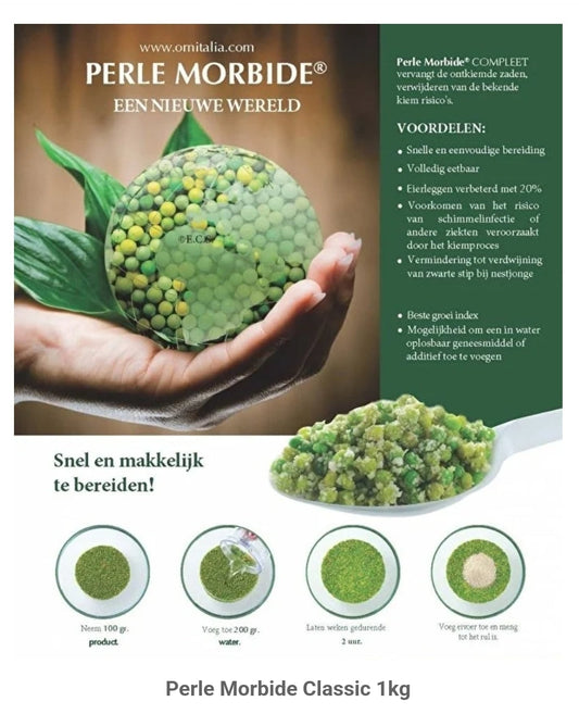 Perle morbide classic 800gr, kiemzaad vervanger