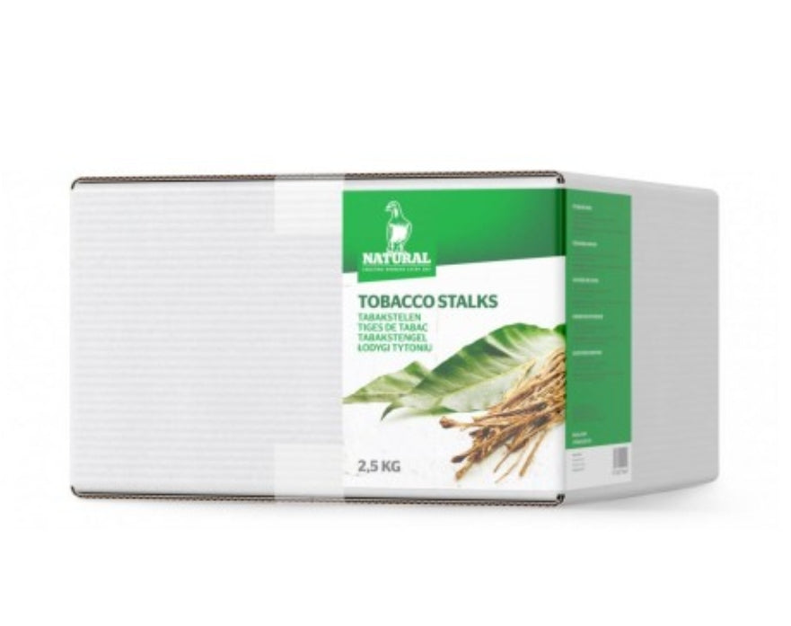 Tabaksstengels 2,5 Kg ( Natuurlijk ) Duiven