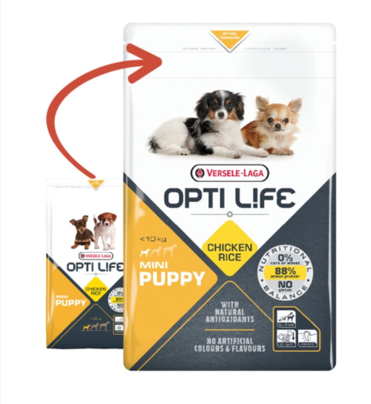 Puppy Mine - Kleine Rassen - Kip 12,5kg - Opti Life