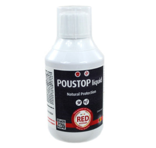 Poustop liquid 250ml ( bescherming tegen uitwendige parasieten )