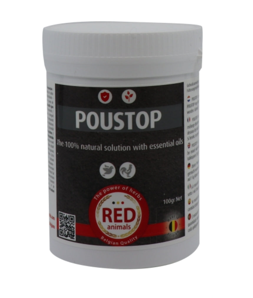 Poustop Poeder 100g - Nest & Voeder - Bloedluis Bestrijding