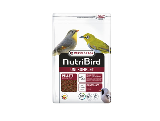 Nutribird Uni Komplet 1kg - Geëxtrudeerde pellets - Versele Laga