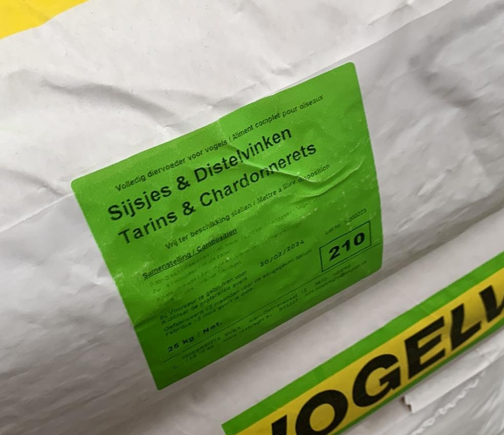 Sijsjes en distelvinken 5kg - hobbyfarm hoebregts