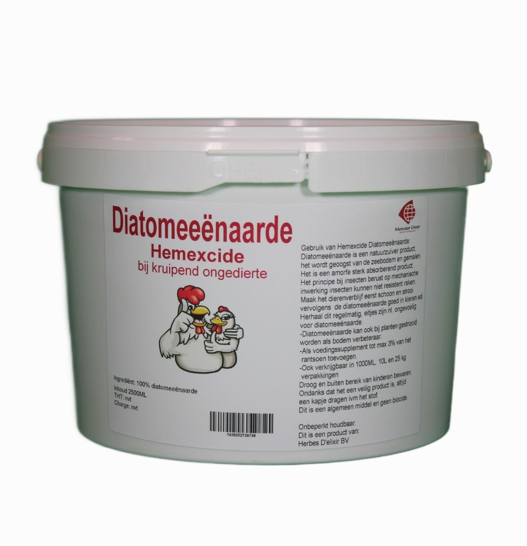 Diatomeeënaarde emmer 2.5L