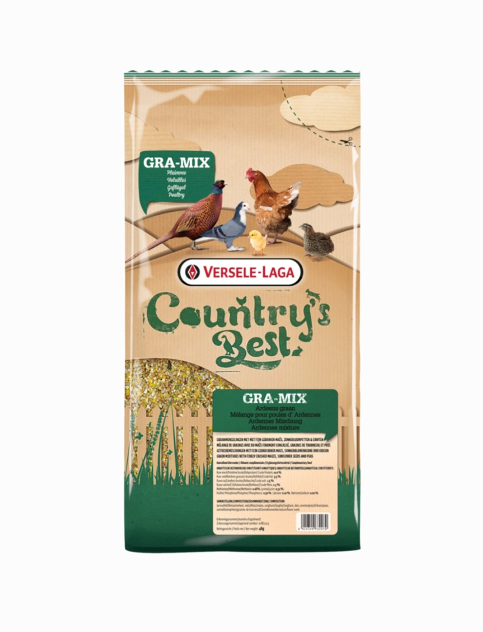 Country's best gra-mix ardeens graan kippenvoer 4kg