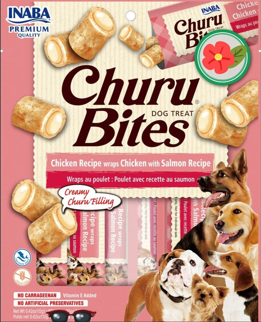 Churu bites dog treat zalm ( 1 zakje )