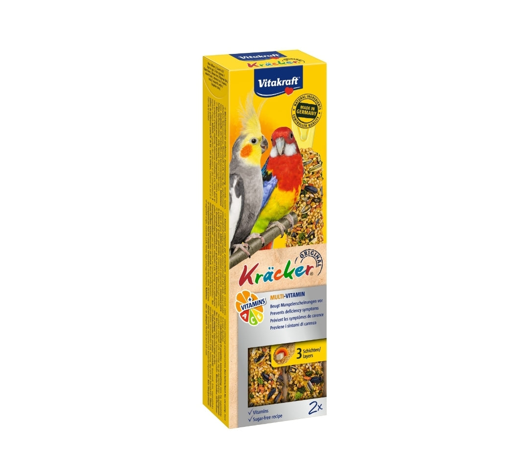 Vitakraft kräcker® original grote parkieten met multi vitamine 2 stuks