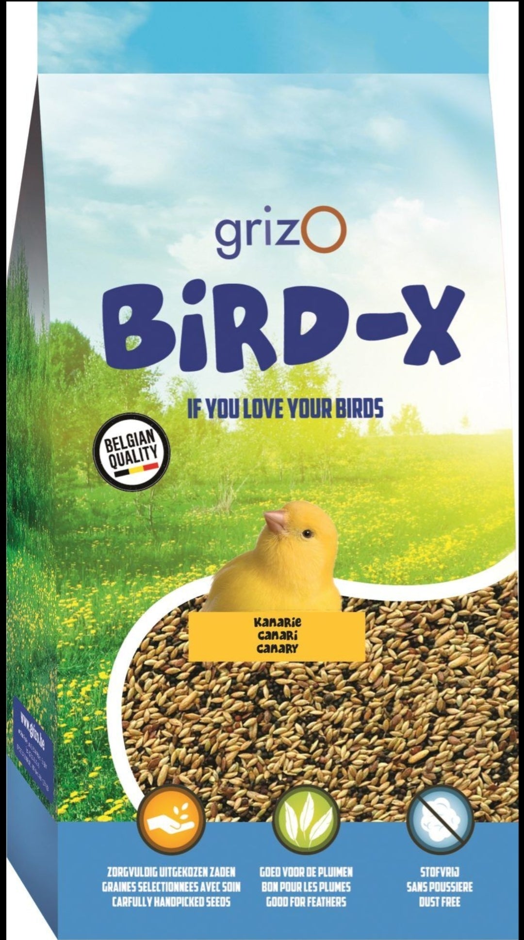 Kanarie mix 20kg bird-x grizo