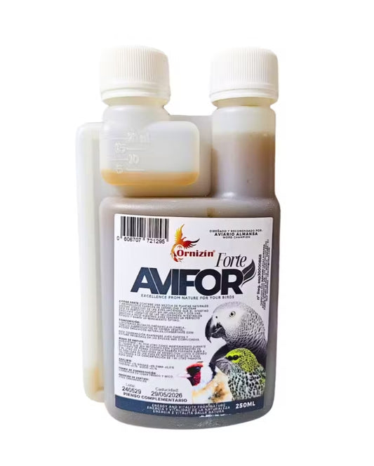 Avifor Forte 250ml - Ornizin - Duiven en Vogels - 1ml op 1L Drinkwater
