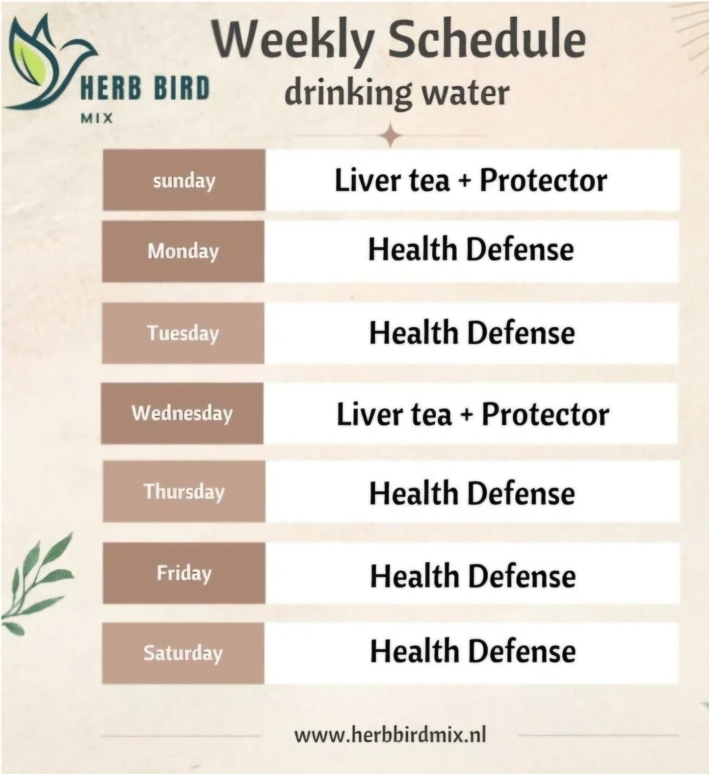Health Defense 300ml - Protector - Herb Bird Mix