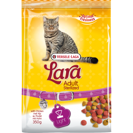 Lara Adult Sterilized With Chicken 10kg - Heerlijke Kipkroketten - Gesteriliseerde / Gecastreerde Katten