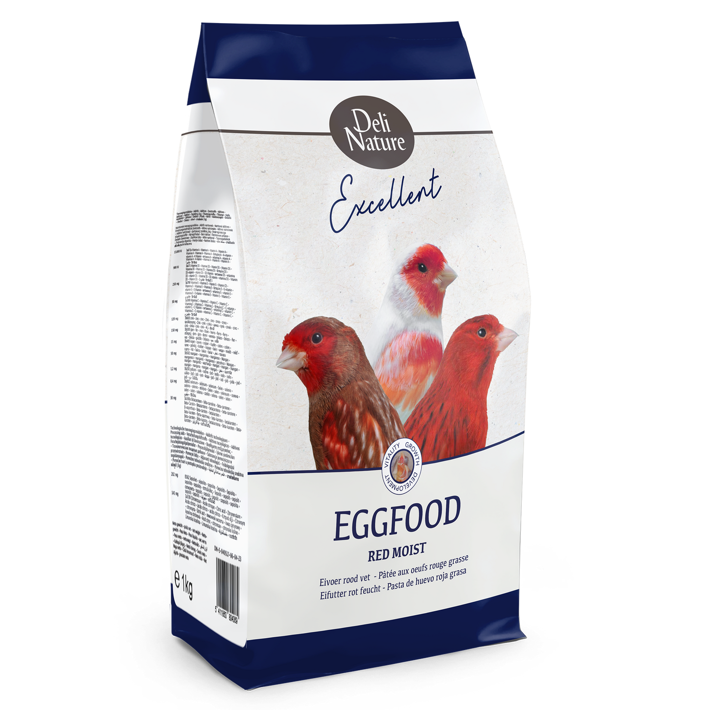 Deli Nature Rood Vet Eivoer 1kg