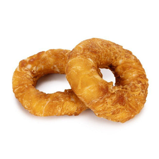 Kauwring Donut, kipsmaak 10cm 110 gram