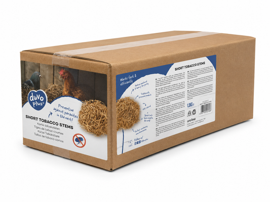 Duvo+ Korte tabakstelen, anti bloedluis, vogels en pluimvee