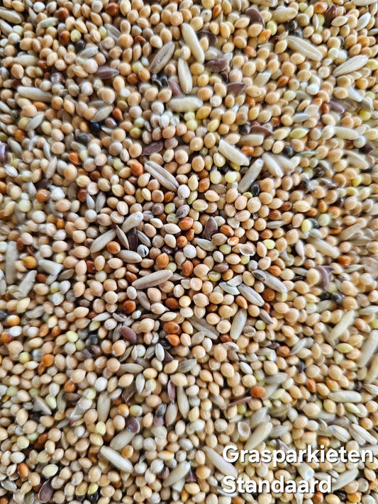 Grasparkieten Standaard - 1kg Uitgepond - Vogelvoer