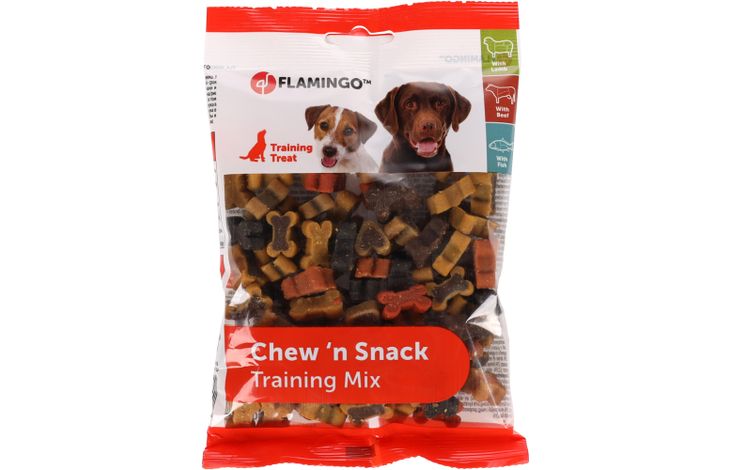 CHEW'N SNACK KOEKJE MET KIP & LAM & VIS 150 GRAM