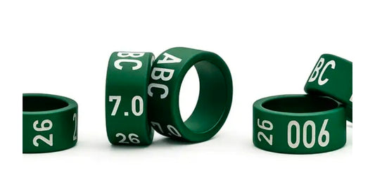 Aluminium Vogelringen 2026 - Maat 3.8mm