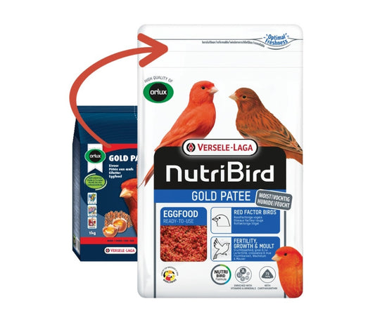 Nutribird Gold Patee Rood 1kg