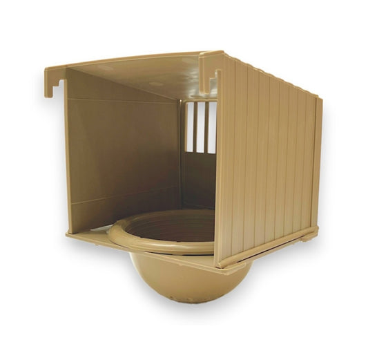 Nestkastje kanarie kunststof ( bruin )