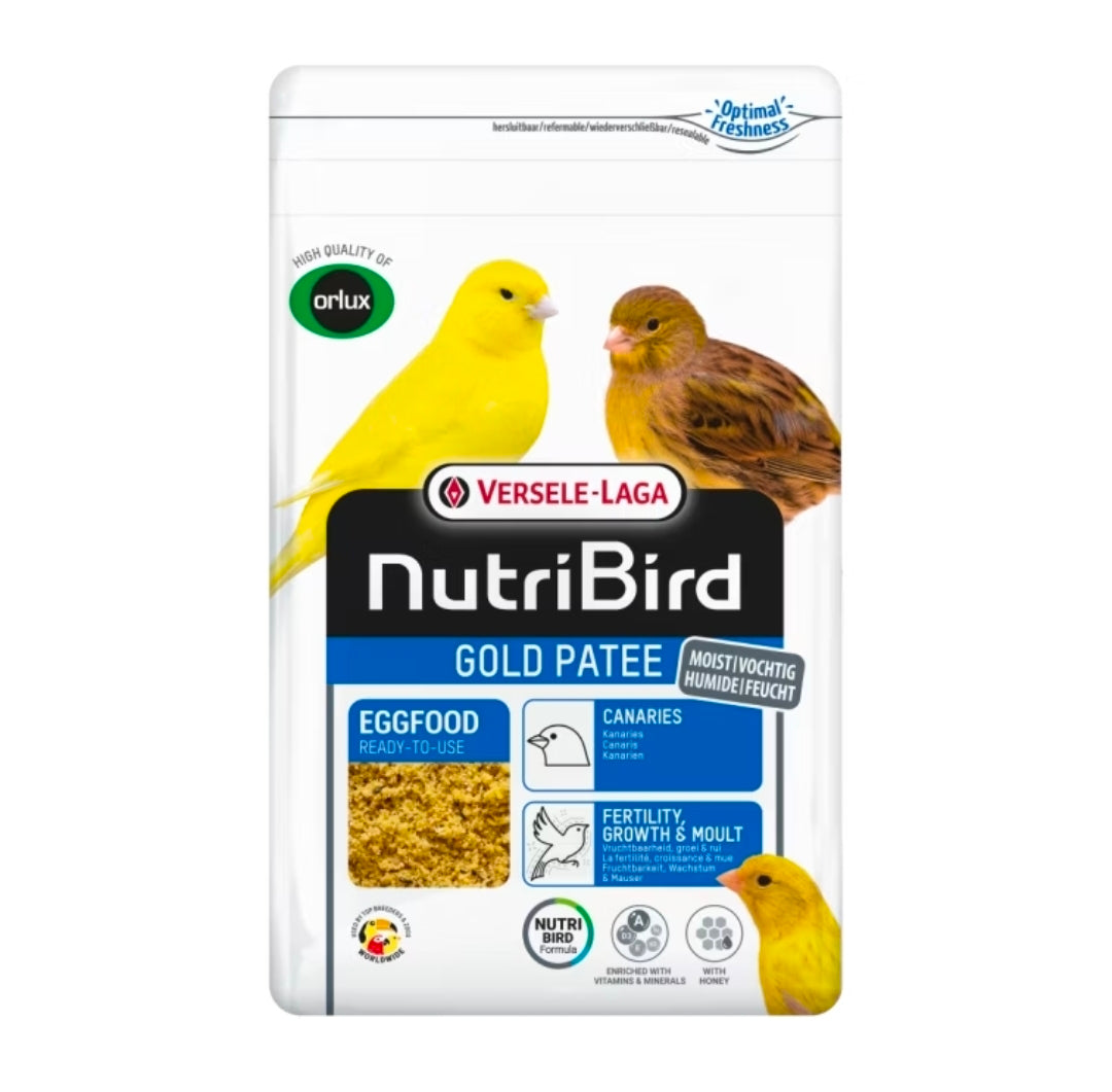 Nutribird Gold Patee Kanarie Geel 1kg