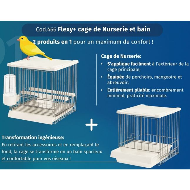 Voederkooi - Badhuis - Transport Box 16,5x16,5x18cm