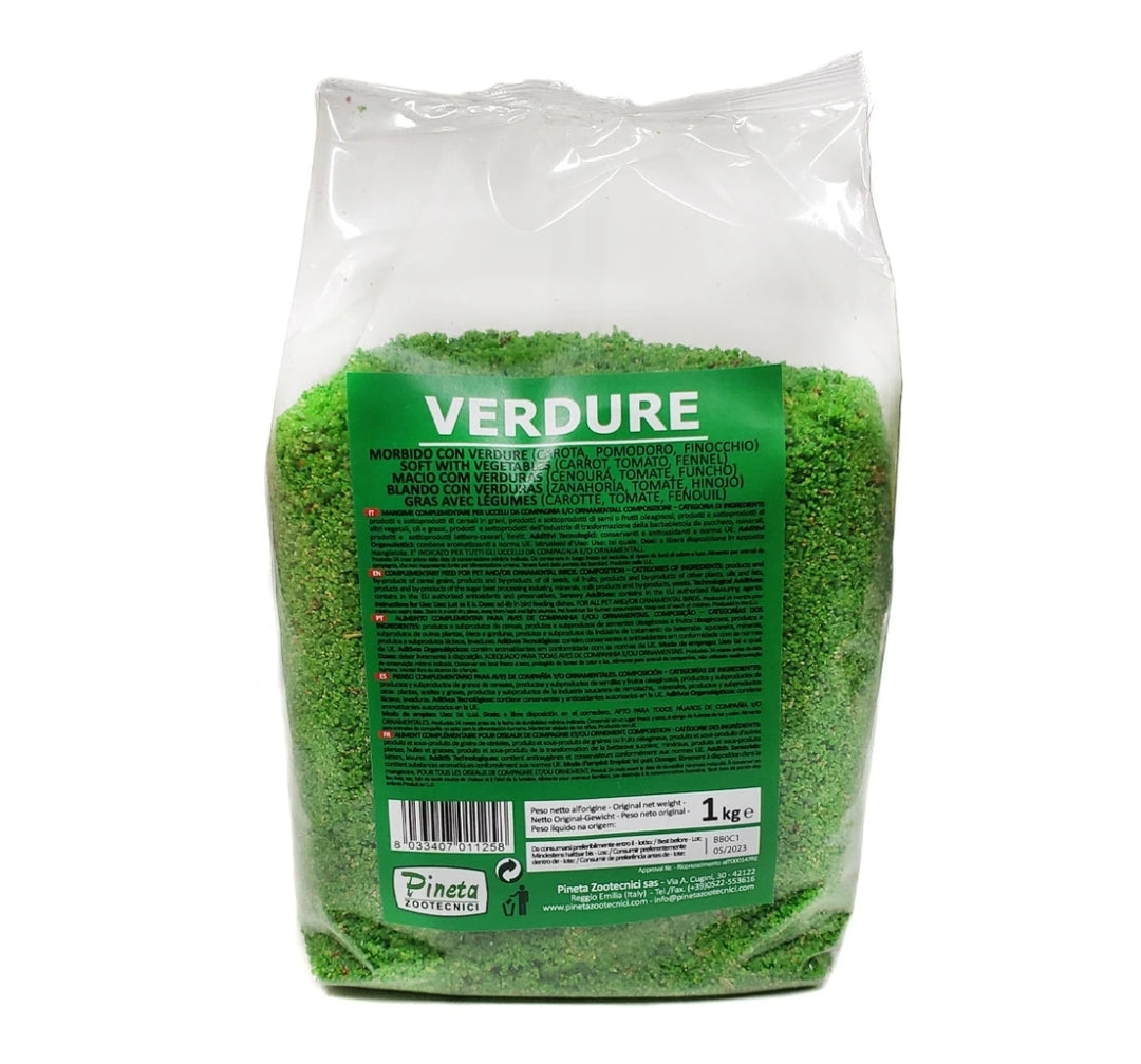 Verdure Nat Eivoer 1kg, Op Basis Van ..., Met Vitamine Supplementen,  Pineta Zootecnici