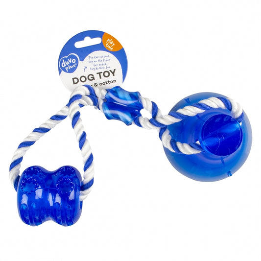 Tug 'n Chew Toy met zuignap Blauw